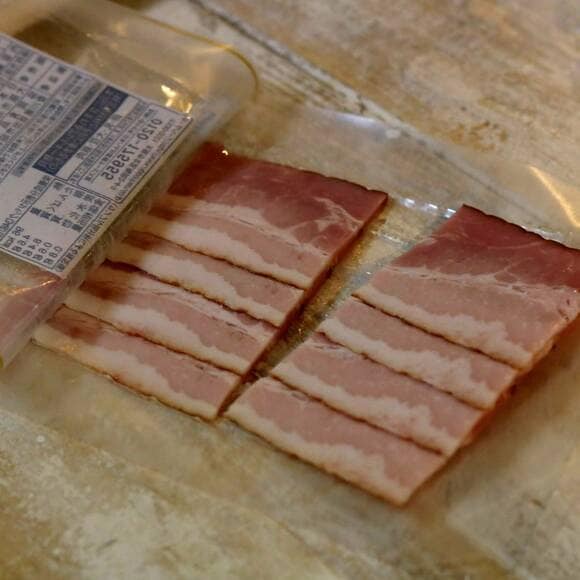 アスパラベーコンの焼き春巻き