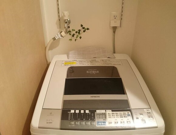 洗濯機のフタの裏