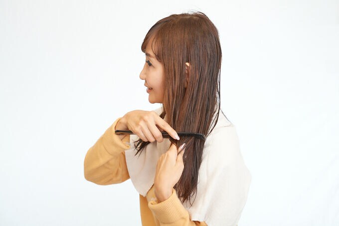 トリートメント中の女性