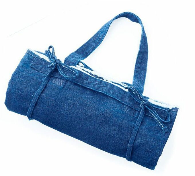 デニムのピクニックシート