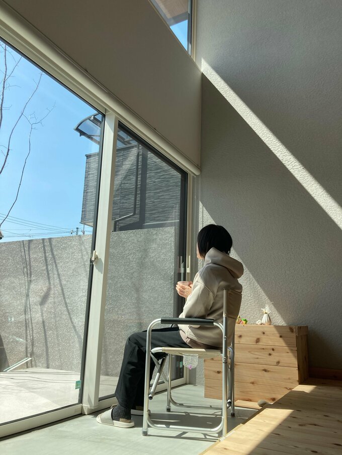 日向ぼっこを楽める