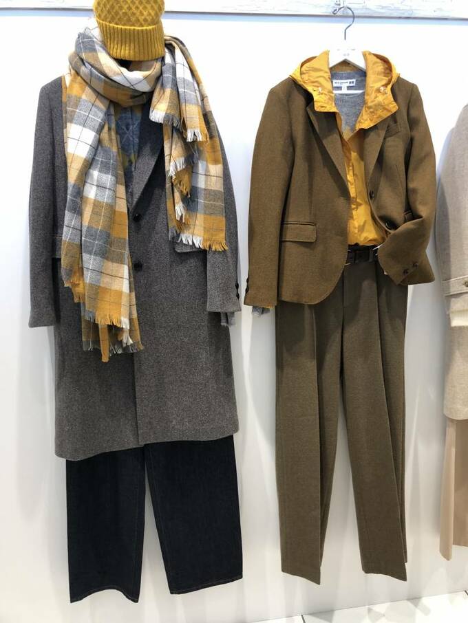 差し色にもマスタードカラー