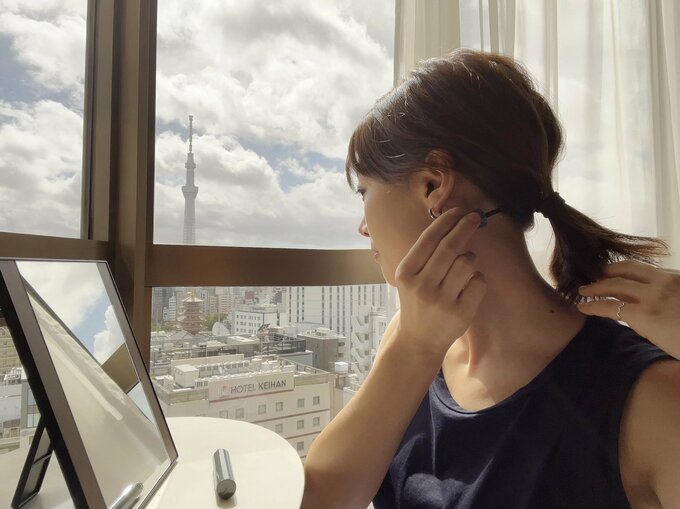 おくれ毛に使用