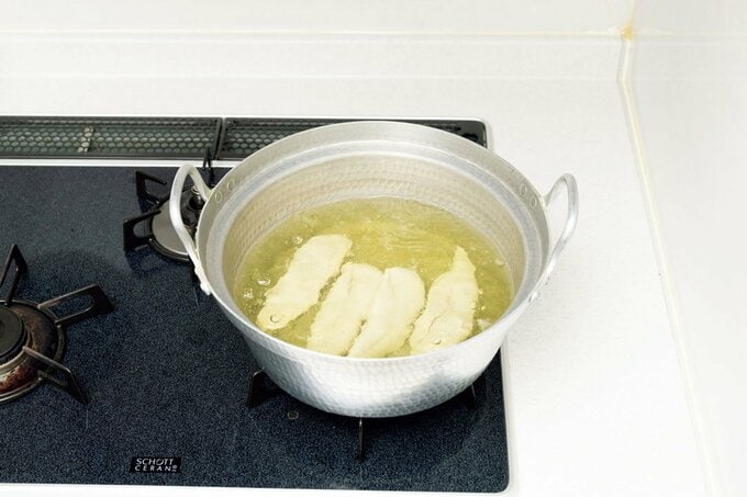 お鍋に鶏ササミ