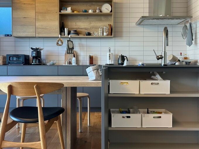 片づいている家のキッチン、ダイニング