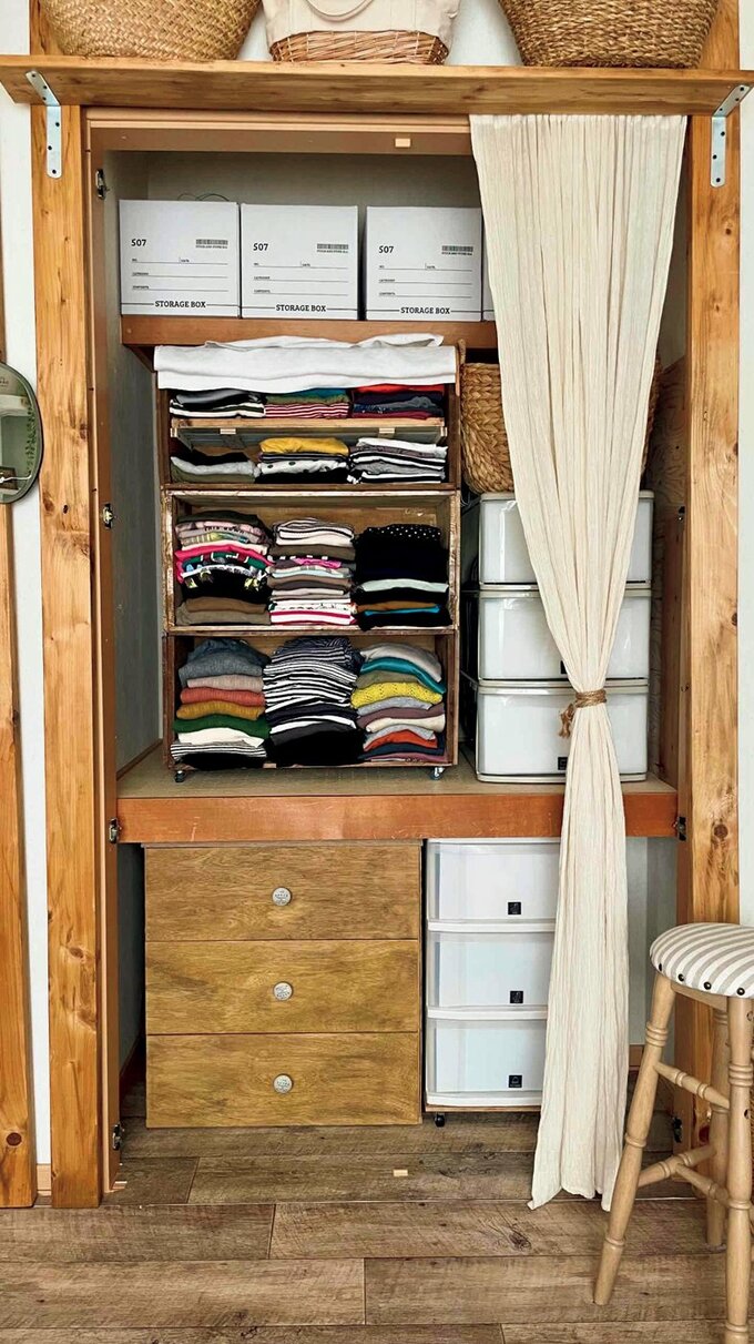 Eさんの押し入れ