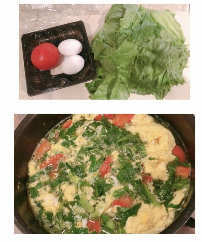 トマトなどの汁物