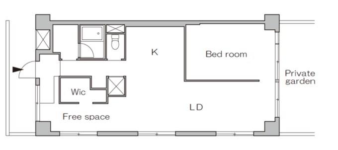 リノベーション前の間取り図