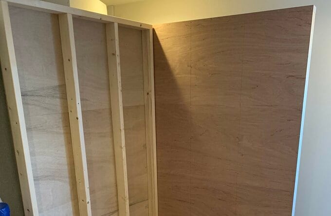 ツーバイでつくったサウナ小屋