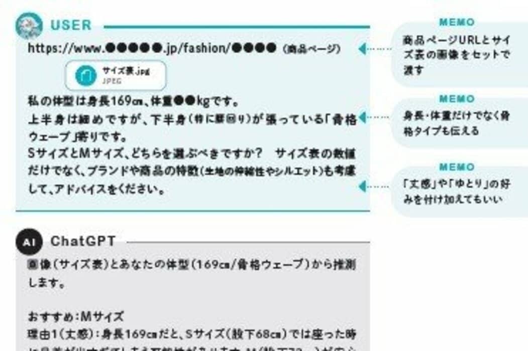 「Sサイズ？Mサイズ？」もう迷わない！ネット通販の服選びをChatGPTに相談したら、失敗がゼロになった話