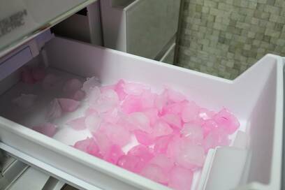 自動製氷機は汚れてる？ダイソーのグッズですっきり解決