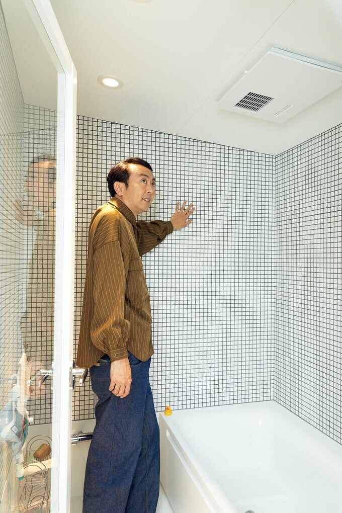 ハーフユニットの浴室