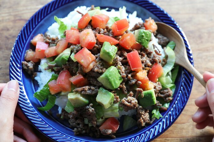 タコライス完成