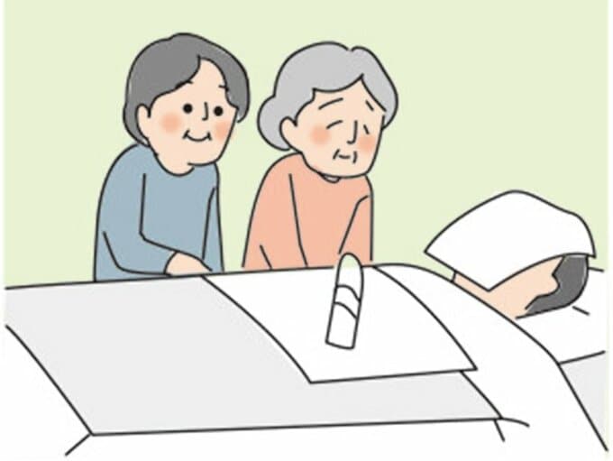 自宅で亡くなる