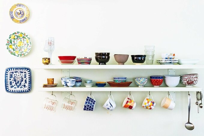 カラフルな食器