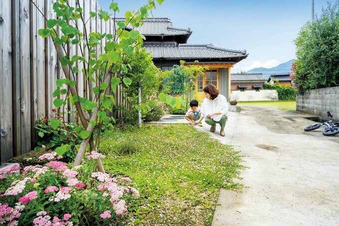 入母屋構造の特徴的な外観