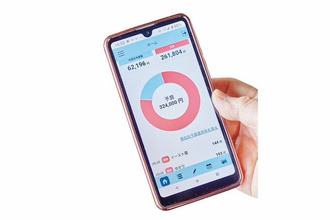 スマホで家計簿ソフト