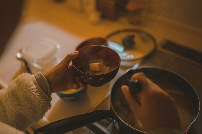 みそ汁づくり