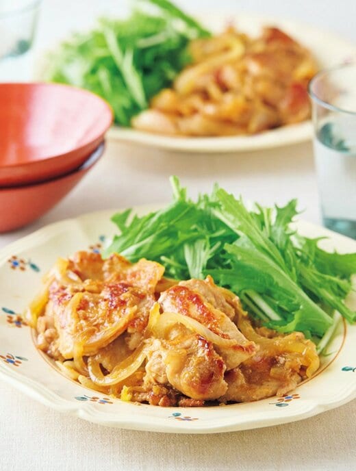 「豚のめんつゆショウガ焼き」のつくり方を紹介します