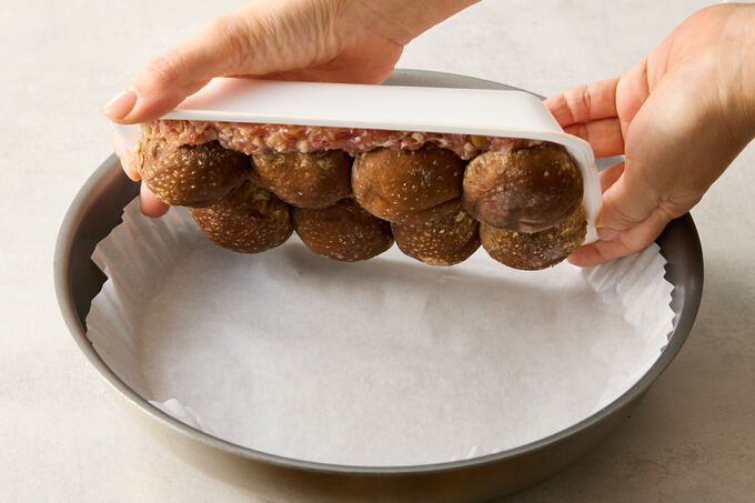 しいたけシューマイづくり