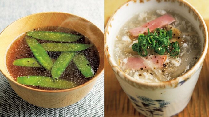 春のあっさりとしたスープ2品を紹介！