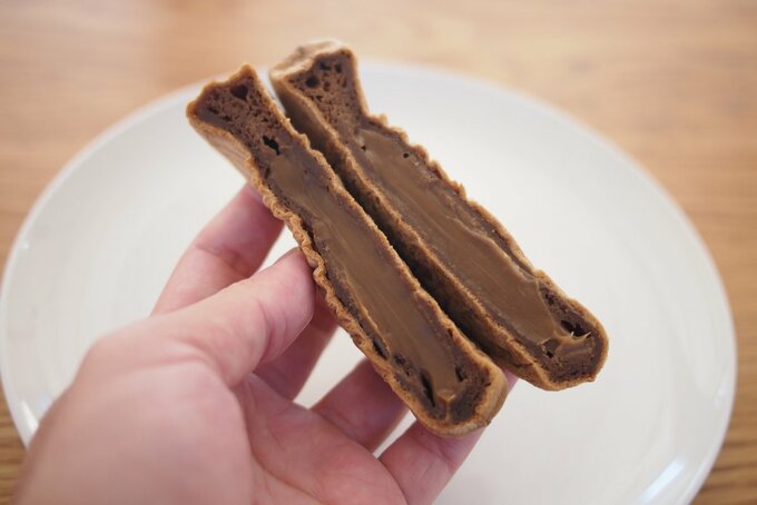 コーヒークリームたい焼き断面