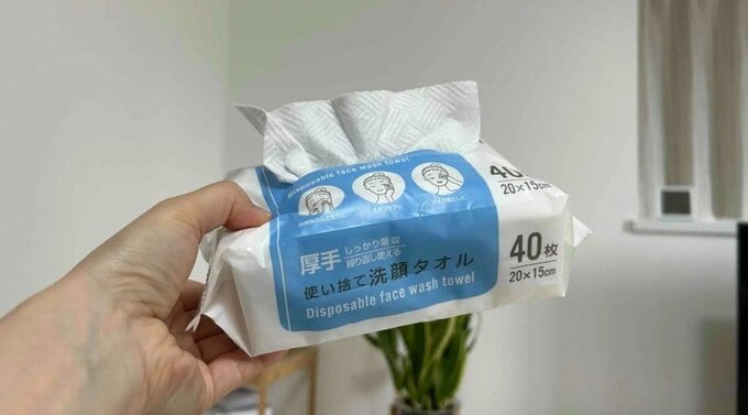 厚手の使い捨てタオル