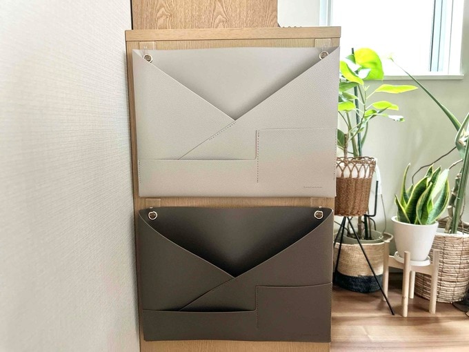 棚にレターパックを取り付けた図