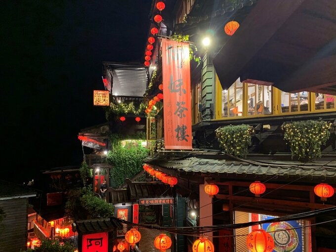 現地発着ツアーで行った、台湾・九份