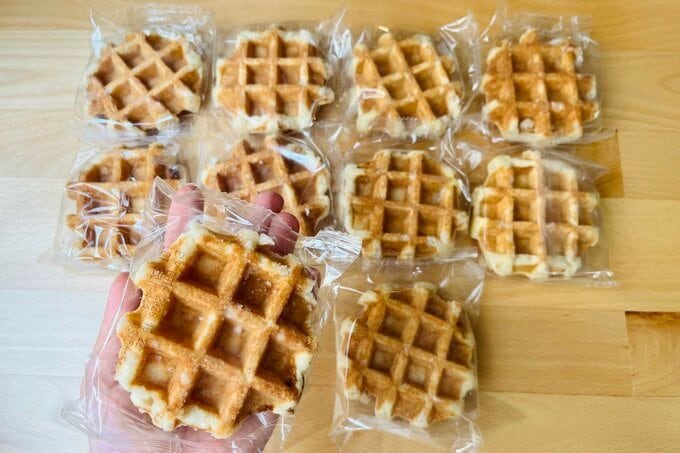 冷凍ベルギーリエージュワッフル 
