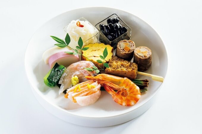 おせちが盛りつけられたお皿