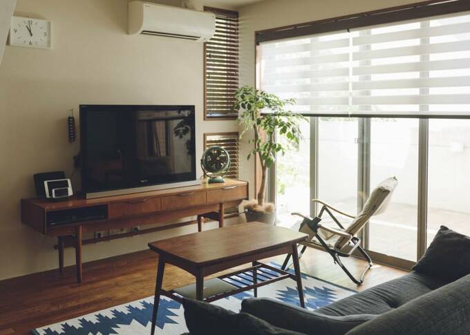 すっきりとしたmocaさん宅のリビング