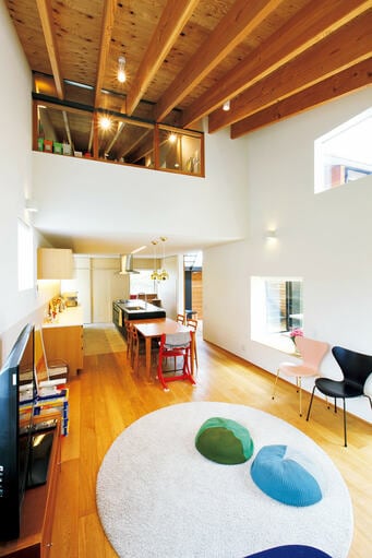 Yさん邸吹き抜け