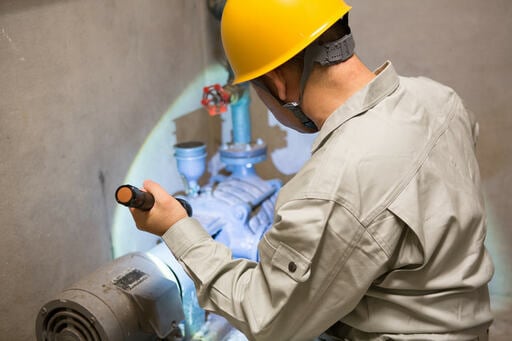 マンションの配管の更新工事