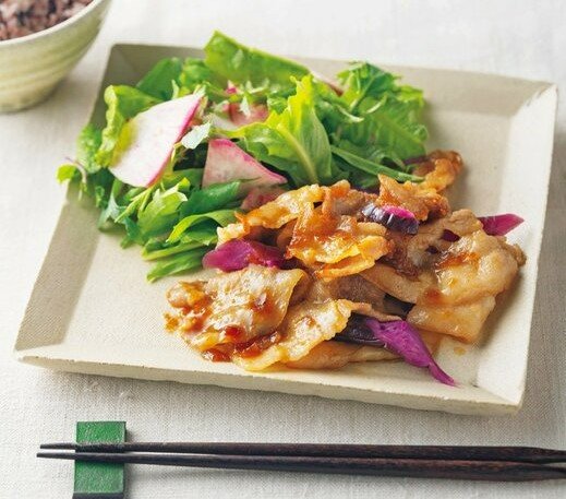 梅ジソ風味の豚ショウガ焼き