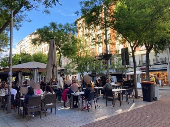 スペインの飲食風景