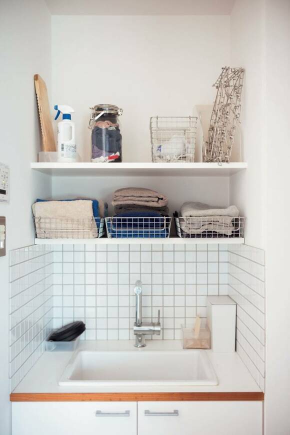 洗面スペース棚