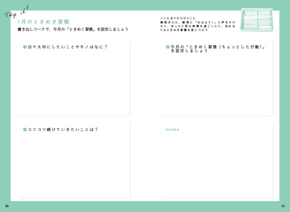 ときめき習慣設定シート