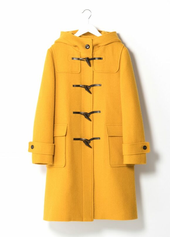 ウールブレンドロングダッフルコート