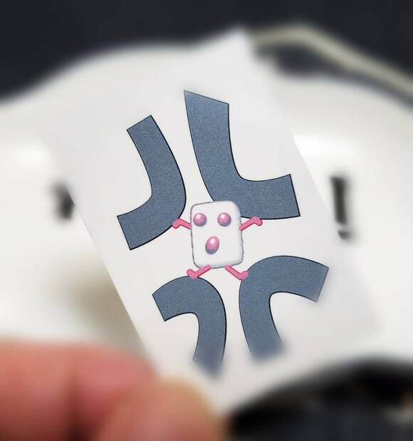 フェイスペイントのシール