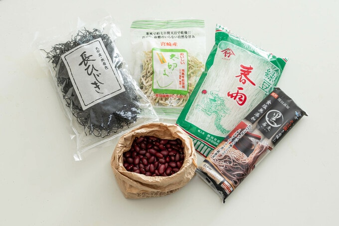 長期保存できる乾物