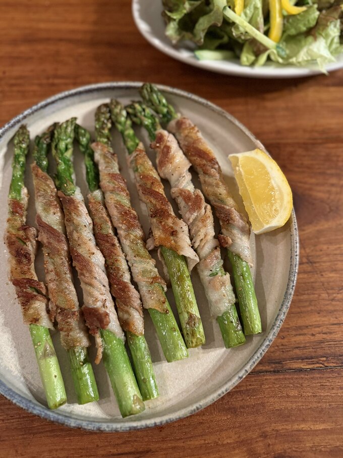 アスパラの豚肉巻き