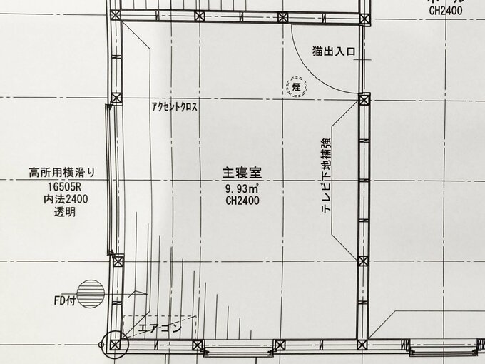 6畳の寝室の間取り