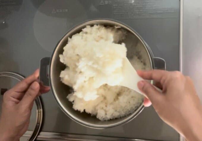宮入さん鍋炊飯