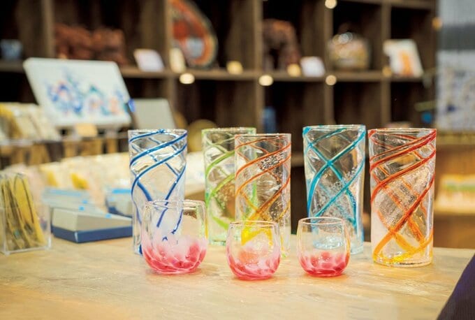 琉球ガラスのグラス