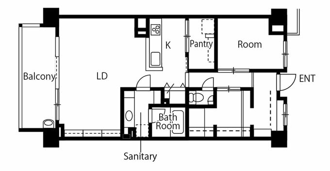 リノベーション後の図面