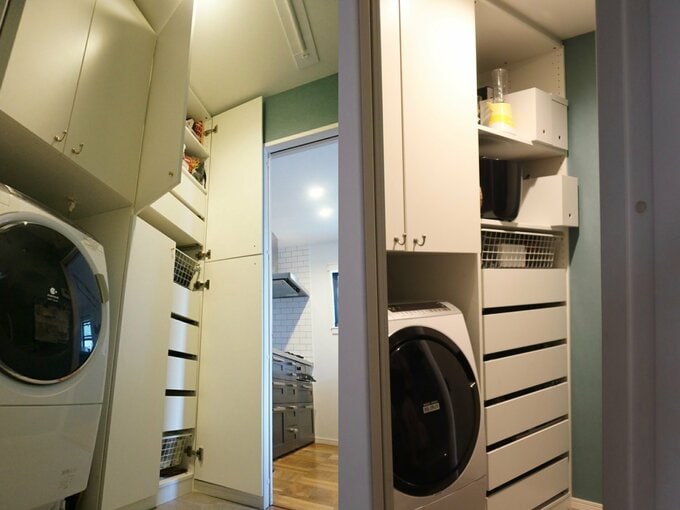 【左：Before／右：After】扉つき収納をアレンジ