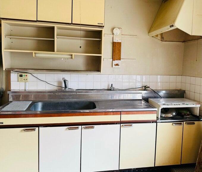 団地住まいの母のキッチン