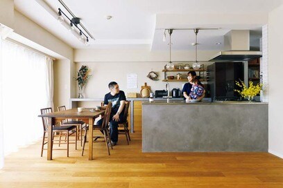 【マンションリノベ事例】IKEAのキッチンをカスタム。料理好きも納得のコスパと使い勝手に