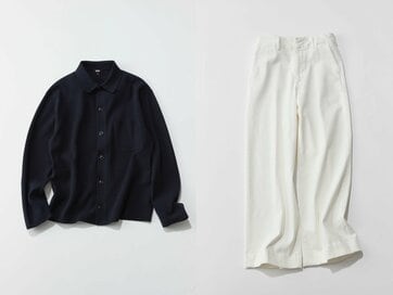 上下「ユニクロ」は2色だけでおしゃれになる。少ないアイテムで着まわし3コーデ